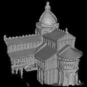 MVS reconstruction of the Duomo in Pisa