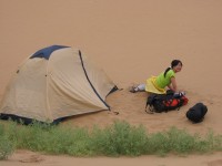 Xiujuan and Tent